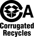Moving boxes are made from 100% recycled materials